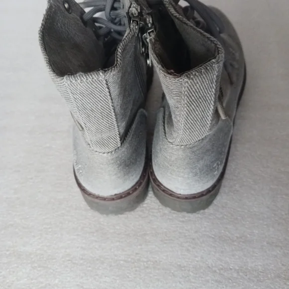 Blowfish Charcoal Lace-Up Men's Boots - Picture 4 of 5